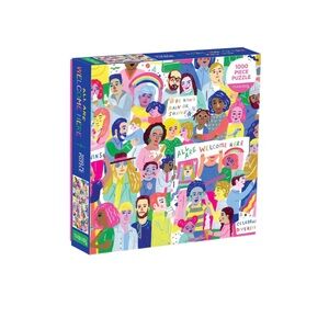 Puzzle 1000 piece All Are Welcome Here, NEW by Chronicle Books